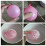 Как сделать шар из ниток и клея пва?