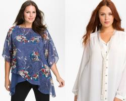 Модные блузки для полных женщин: выбираем, комбинируем и создаем особенный образ