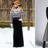 Длинная модная зимняя юбка в пол: лучшие сочетания, модели и рекомендации стилистов Юбки удлиненные зима